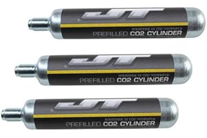 JT Paintball JT 88/90gram CO2 Tank - Prefilled - 3 Count