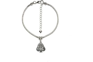 SEXYJEWELS-CO-UK Queen Of Spades Euro Anklet Ankle Chain Bracelet Style 4 - Sexy Jewels