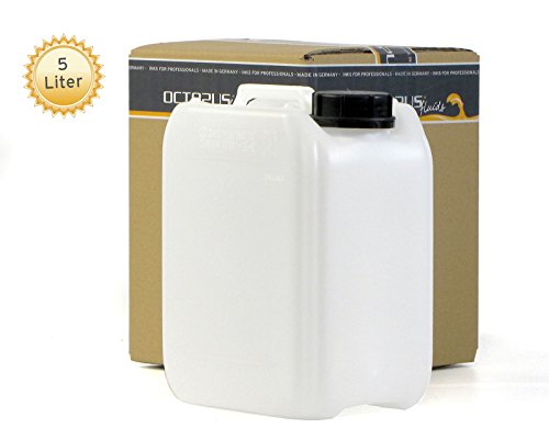 5L Kanister leer aus HDPE, mit Verschluss DIN 51mm und UN Zulassung, Wasserkanister, lebensmittelecht