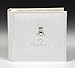 White Suede 'My Christening' Album with Silver Teddy Motif