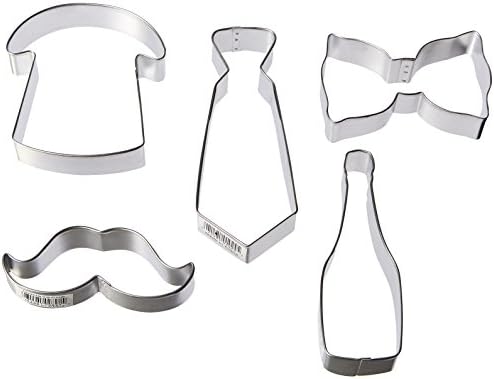 CybrTrayd RM-1024 R&M Neck Tie 5 Cookie Cutter, Metallic
