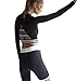 Produktbild ZEZKT Sport-T-Shirt Yoga Running Tops Atmungsaktives Funktions Shirt Beiläufiges Hemd Langarm Oberteile Casual Hemd Kapuzenpullis Sport Pullover Mantel Sweater Sweatshirts Mäntel Blusen (M, Schwarz)
