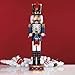 Produktbild Holiday Blue 32" Wooden Drummer Nutcracker Deluxe Hat Glitter Christmas Tree NEW(US Version, importiert)