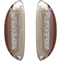 Feux De Position LED Formplas Pour Camion Et Remorque - Lot De 2 | 12V-24V - Blanc Et Rouge