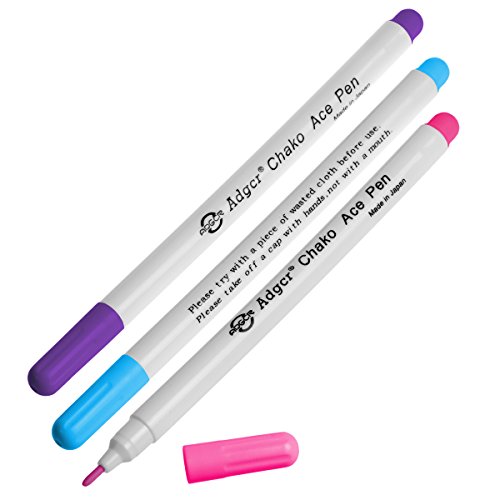 3 x Stoff - Trickmarker / Markierstifte in verschiedenen Farben (wasserlöslich) 3 x Stoff - Trickmarker / Markierstifte in verschiedenen Farben (wasserlöslich)