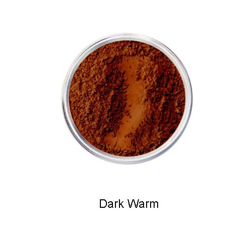 DARK WARM Mineral Makeup Foundation Sheer Finish Full Coverage 5 grams by Intelligent Cosmetics®
