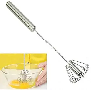 NEWHONEST Stainless Steel Hand Mixi- Easy to operate, easy for whisking Handy churner/Hand Valona/Lassi Maker/Butter Milk Maker/Milkshake Maker/Tadkaa Daal Maker/Cold Coffee at Home (1pcs)