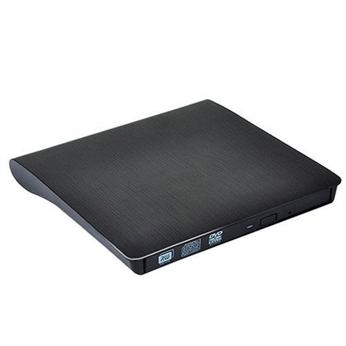 Unidad DVD externa Shonco Grabadora Reproductor USB 3.0 Externa Port&aacute;til &Oacute;ptica Lector CD VCD DVD RW Quemador Drive Super Unidad externa para Apple MacBook Pro Air iMAC, Windows 10 - Negro