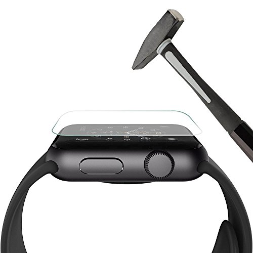 iWatch Schutzfolie, Kany 42mm Panzerglas Extrem Dünne HD Kristallklare Display Schutzfolie Bildschirm Hartglas - 5