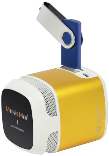 Preisvergleich Produktbild Technaxx Musicman Makro Bluetooth Soundstation NFC-X6, gold