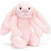 Jellycat Bashful Pink Bunny Medium - L: 9cm x Width: 12cm x Height: 31cm