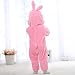 MICHLEY Hooded Infant & Toddler Animal Style Jumpsuit Baby Costume Romper XYZ15088-Pink-80cm