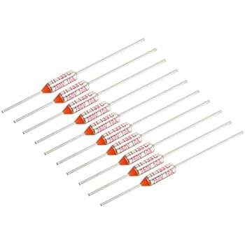ToToT Thermosicherungen SF188E - 10 Stück 10A 250V Für Transformatoren & Motoren