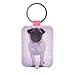 Price comparison product image PINK WITH SPOTS PUG KEYRING TORCH PUG DOG STANDING LIGHTS UP WHEN BUTTON HELD DOWN