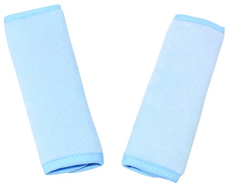 Reversible Strap Covers - 1 Pair (Pale Blue)