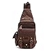 Produktbild Yiwuhu Leichte kleine Brustrucksack-Schultertasche Messen Brusttasche Herren Canvas Bag Intimate Cross-Body Bag Reisetasche Multifunktionsrucksack für Erwachsene/Kinder