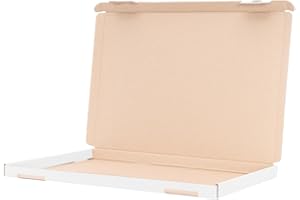 verpacking Großbriefkartons 350 x 250 x 20 mm Großbriefkarton GB-2 DIN A4 B4 für Warensendungen (Innenmaß 340 x 245 x 17 mm) DHL GLS DPD Weiß Versandkarton Büchersendung Brief (100 Stück)