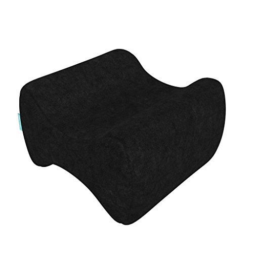 Bonmedico® Orthopädisches Knie-Kissen für Seitenschläfer, sorgt für Druckentlastung und ermöglicht eine ergonomische Schlafposition, in Schwarz/ Black - 6