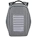 Produktbild JINWEI Solar Rucksack USB-Lade Laptop-Tasche Casual Outdoor Rucksack 15 Zoll Reisetasche,Gray