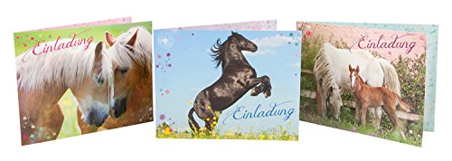 Depesche 5454 Horses Dreams Einladungskartenset - 2