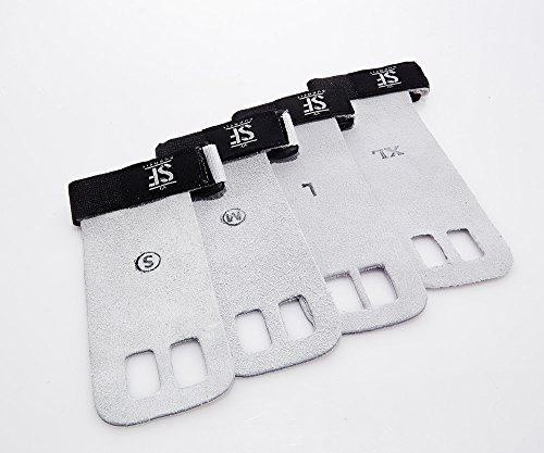 Suprfit Gymnastic Grips | Gymnastik Handschuh | Turn Riemchen | Hand Schutz | Crossfit Turnen Fitness WOD | Leder | Schwarz, Weiß oder Blau | XS bis XL - 8