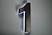 Produktbild HAUSNUMMER EDELSTAHL Nr.1 / H18cm / V2A / beleuchtet / LED weiss (DC12Volt) / ohne Trafo / NUR 1 x VERSANDKOSTEN FÜR ALLE BESTELLUNGEN ZUSAMMEN !!!