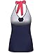 The Essential One - Bow Detail Maternity Tankini - Navy - 10 - EOM125