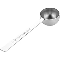 Misurino Da Caffè In Acciaio Inox Con Manico In Noce - Capacità 15ml, Per Cucina E Bar - Foto 4