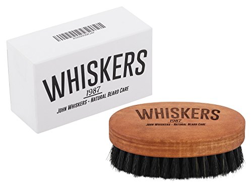 John Whiskers Bartbürste mit reinen Wildschweinborsten – Qualität Made in Germany – ca. 90x50mm – Härtegrad Medium – Perfekte Bart – und Vollbart-Pflege - 7
