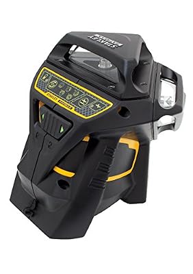 Stanley FatMax Niveau laser X3G, nivellement automatique avec diode verte, lunettes de vision de faisceau laser vertes, chargeur et mallette de transport, 1 pièce, FMHT1–77356