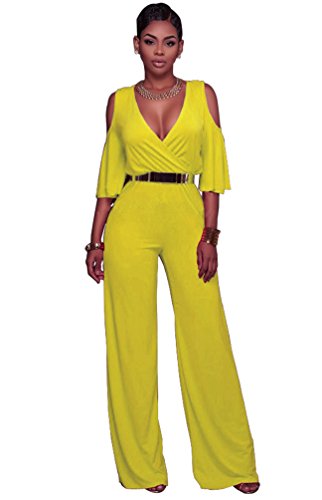 Waist Wide Leg Long Pants Jumpsuits 