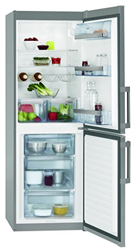 AEG SANTO S53220CSX2 Khl-Gefrier-Kombination / A++ / 174,5 cm Hhe / 233 kWh/Jahr / 198 L Khlteil / 111 L Gefrierteil / Edelstahl / Low Frost / Maxi-Box-Gefrierschublade