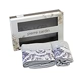  Pierre Cardin Juego Toallas baño Lilac Rose 1 + 1 Gris