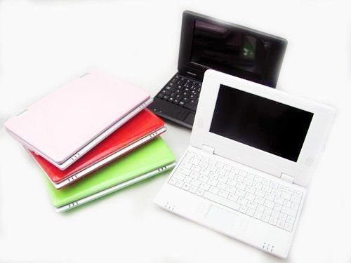 Afunta 7-Inch Android 4 0 Mini Laptop Netbook VIA8850 1 2GHz Processor 1GB RAM 4GB HDD HDMI Output Camera WiFi  Black 