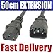 Price comparison product image IEC 50cm Extension Power Cable Kettle Lead C13 C14 | 9642.