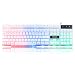 Produktbild Gaming Tastatur Regenbogen Tastatur IMice AK-600 Mechanische Handfeel Hintergrundbeleuchtung Suspension RGB Tastatur, 104 Schlüssel USB Tastatur Computer PC Notebook Beleuchtet Tastatur (Weiß)