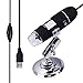 Produktbild JUNERAIN 2MP 1000X 8 LED USB Digital Mikroskop Endoskop Kamera Lupe + Stand