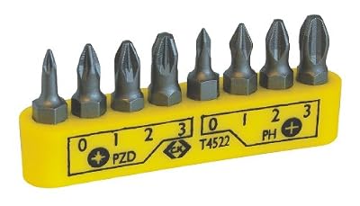 C.K. Bit-Set 8teilig T4522 Kreuzschlitz Phillips, Kreuzschlitz Pozidriv