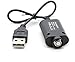 Produktbild NoveltyThunder® – Schwarz Hohe Qualität E Shisha EGO USB-Kabel Ladegerät führen für E Batterie CE4, CE5, CE6, USB Akku Ladegerät für eGo CE4 CE5 CE6 Hannets® C eGo-T 510, Regenbogenfarben E Zigarette, geeignet für alle 510 Gewinde E-Zigarette Batterien Elektronische Zigaretten, Vision Spinner