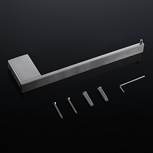 Homelody SS304 Edelstahl Handtuchhalter Handtuchstange Handtuchständer Wandhandtuchhalter Wand Handtuchstange Badetuchstange f.Badzimmer - 7
