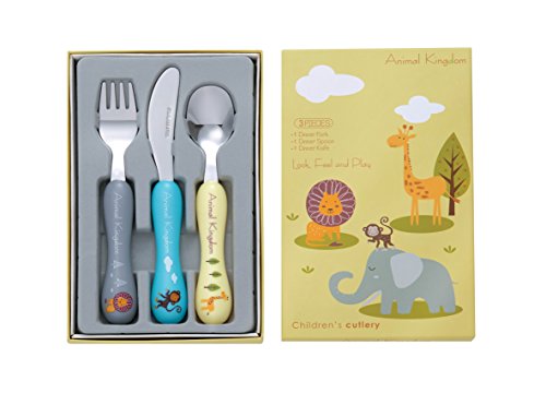 comprare on line Bon Animal kingdom pezzi Set di posate per bambini prezzo