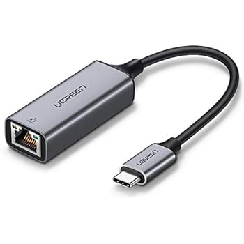 Plugable Adattatore USB C a Ethernet, velocità di Rete Gigabit Affidabile, Adattatore Thunderbolt 3 a Ethernet Compatibile con MacBook PRO, Windows, macOS e ChromeOS