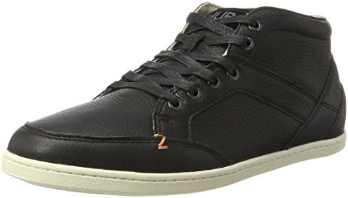 Hub Men’s Kingston Mid Original High-Top Trainers, Schwarz (Black/Off White), 12 UK