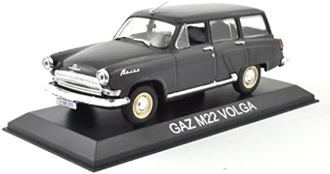 DieCast Metall Modellauto 1:43 Russischer GAZ M22 Wolga Kombi dunkelgrau