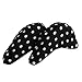 Produktbild Formulaone Sponge Shoe Einlegesohlen Shoe Cushion Inserts Pad Einlegesohlen Toe Cap Adjust Schuhe Zubehör High Heel Cups Feet Care - Schwarz mit weißen Punkten