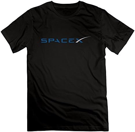Desolate SpaceX Logo T-shirts Black For Men