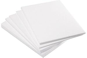 LEXICON SELECT Safe Print Lino Block Printing Tiles - Polystyrene Sheets for Printing - A4 Size Pack of 25 with Hints & Tips Guide