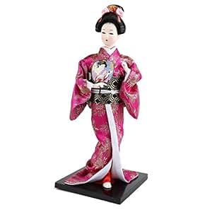 Siunwdiy 12 Pouces Japonaise de Geisha, Kimono Doll Ornement Asiatique de Geisha de Collection, Figurine Statue Cadeau pour Office Home Bar Party Table Décoration,#22 Siunwdiy 12 Pouces Japonaise de Geisha, Kimono Doll Ornement Asiatique de Geisha de Collection, Figurine Statue Cadeau pour Office Home Bar Party Table Décoration,#22