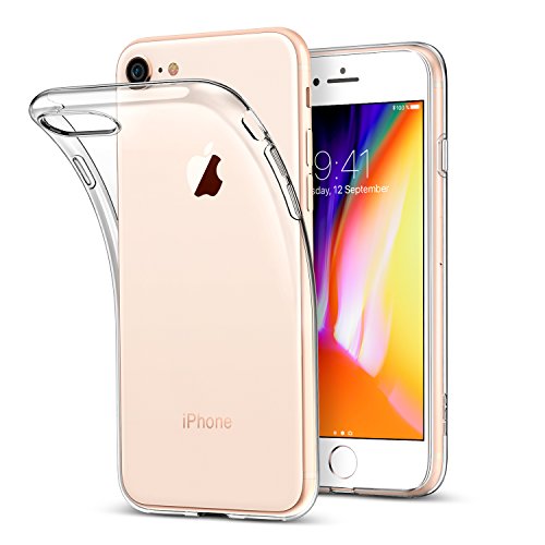 Custodia Sottile Trasparente Custodia Trasparente In Gel TPU Morbida Per IPhone 8 Plus - Copertura Sottile, Chiara, Protettiva E Flessibile Altoparlante IPhone X
