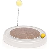 Bayer Design 05011 Edupet Katzenspielzeug Scratchy, weiß
